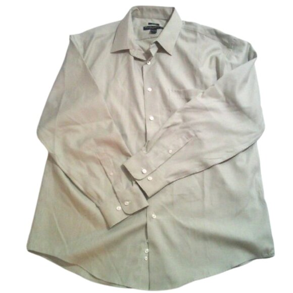 Pronto Uomo Mens Dress Shirt Size 17-1/2 / 34-35 (XLarge) Lot of 2 Shirts - Picture 5 of 9